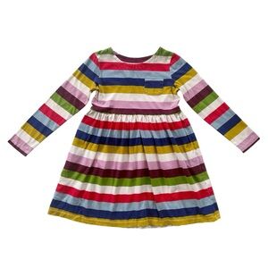 Mini Boden Striped Pocket Dress size 6/7